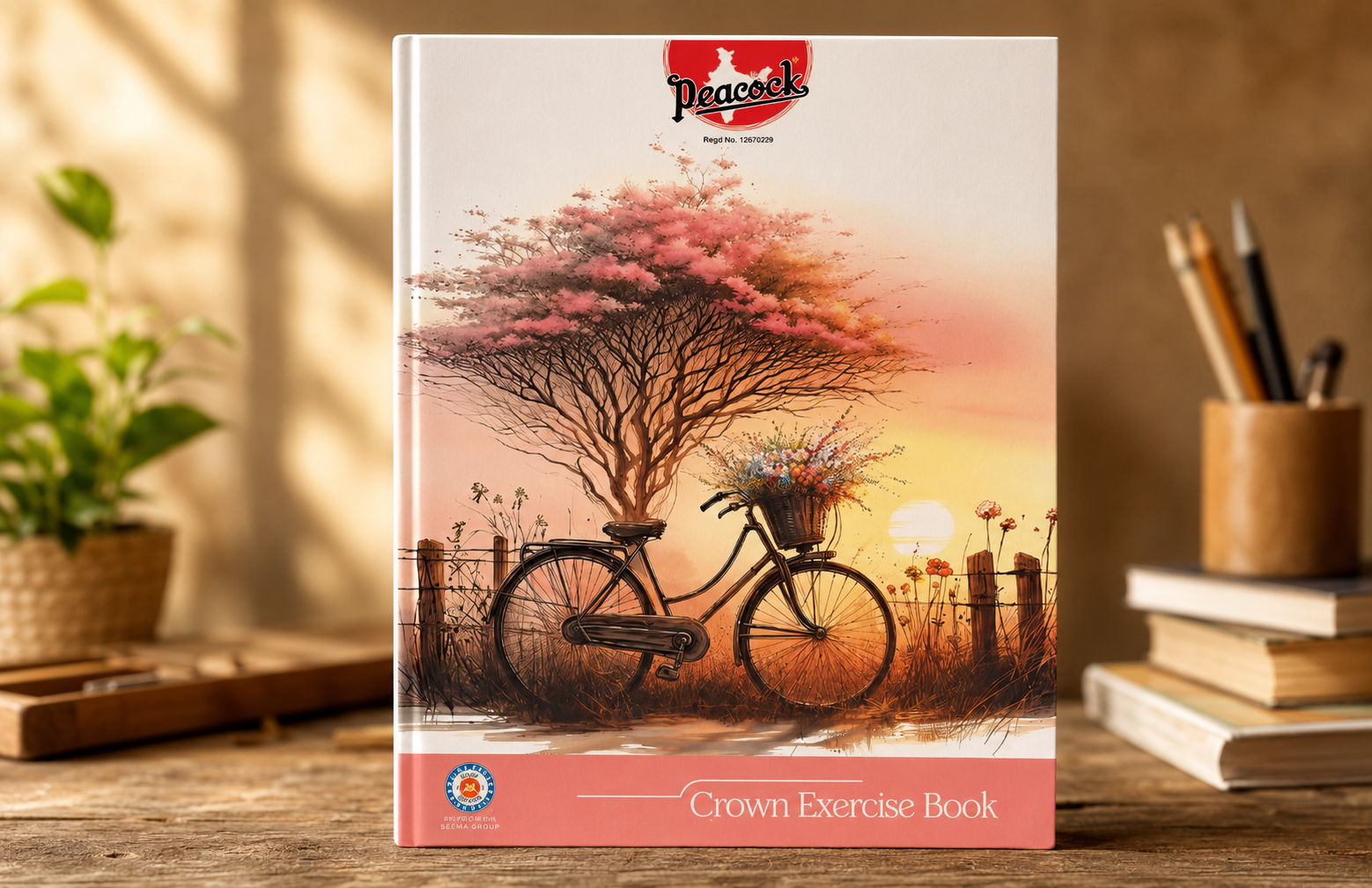 Peacock Crown Notebook